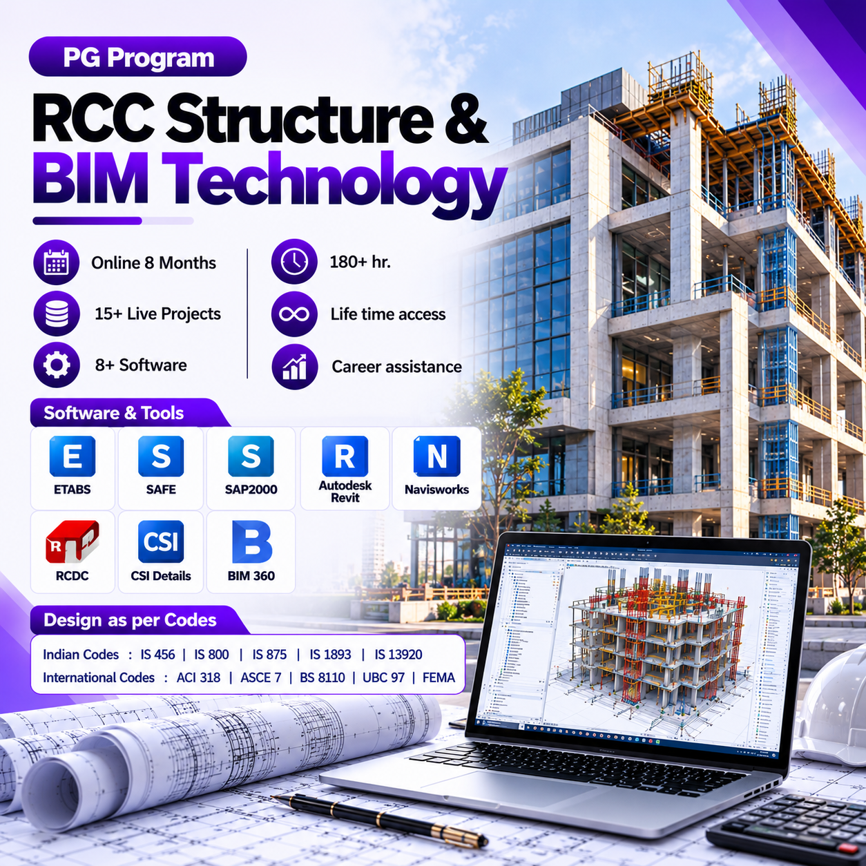 PG Program in RCC Structure & BIM Technology